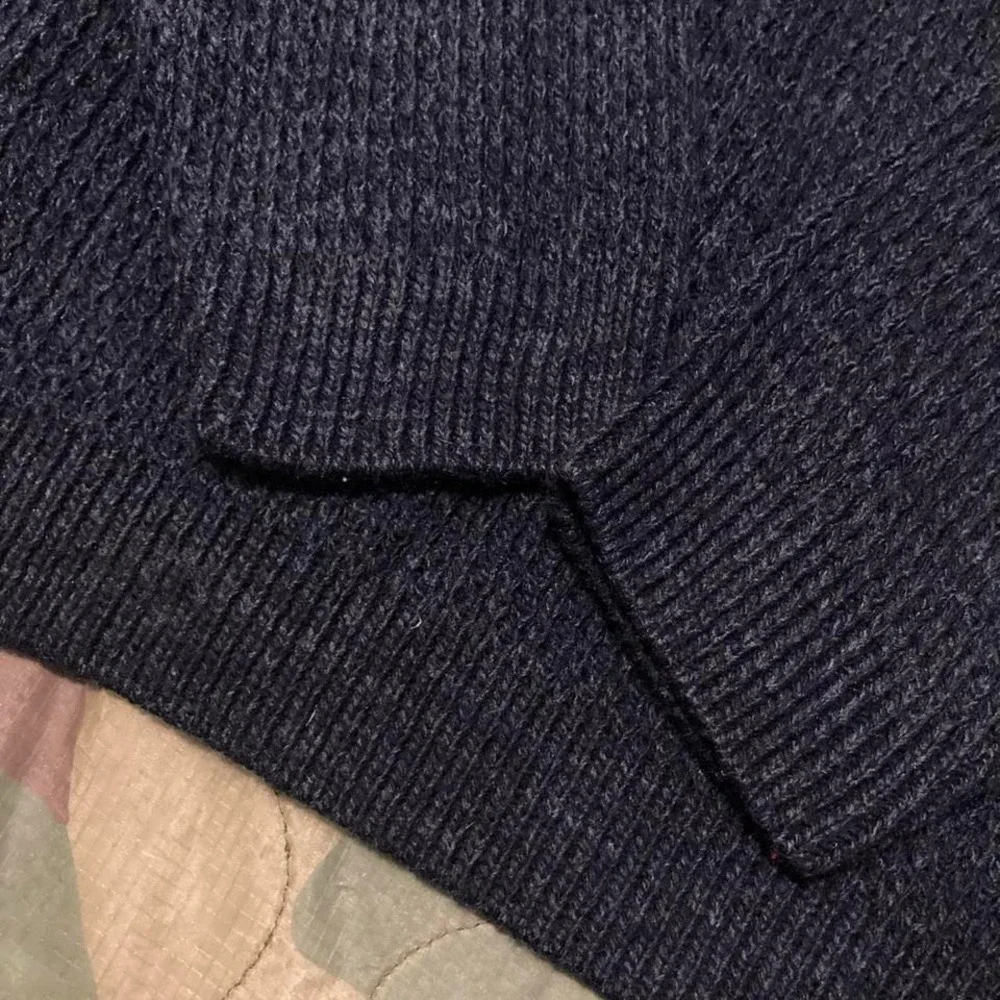 New era acrylic knit crewneck sweater stripe vtg 80s/90s USA grandpa XL/23
